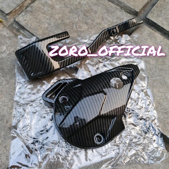 Cover Tutup Sensor Carbon / Tutup Keong Cvt Carbon Vario 125 Led Old Lama/ Vario 150 Led Old Lama