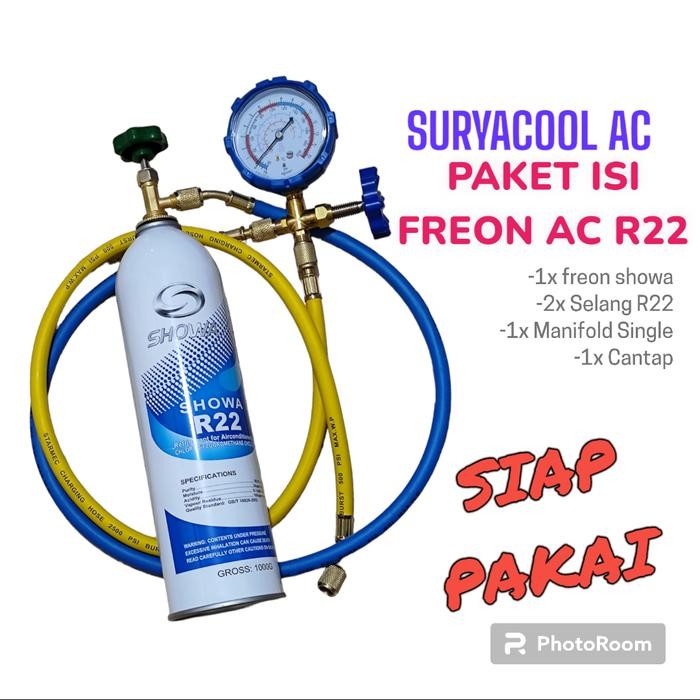 PAKET ISI FREON R22 SHOWA