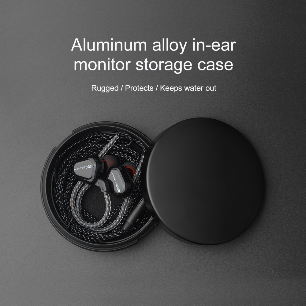 Metal Earphone Box Bluetooth Headphones Storage Bag Alloy Portable Wired Headset Case for KZ EDX Pro