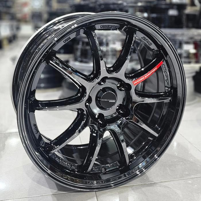 velg mobil r17 ZR10 BLACK CROME velg racing ring 17 lebar 8 et 38 innova ertiga hrv juke crv rush