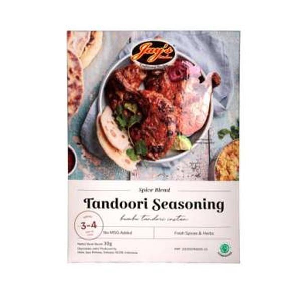 

JAY'S SEASONING & SPICE BLEND TANDOORI 30G