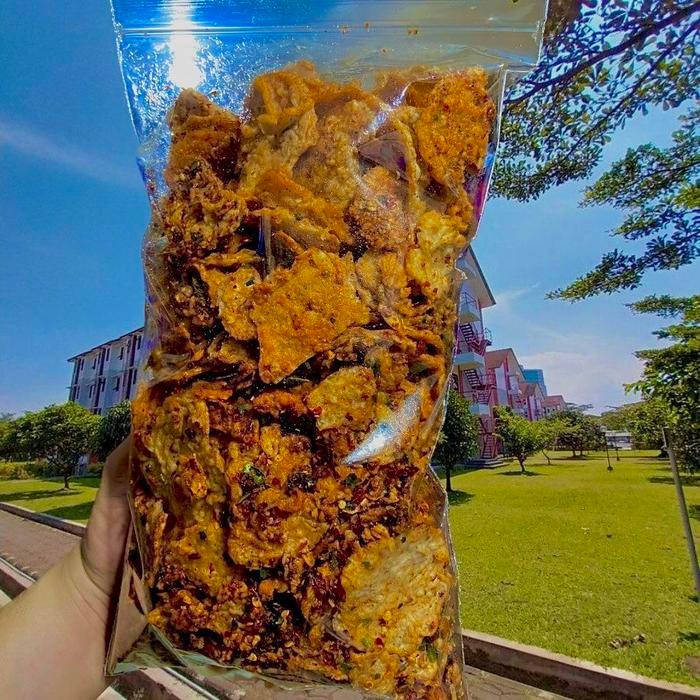

Cemilan Keripik Tempe Crispy Pedas Daun Jeruk 250Gr Kriukk Snack Food Kering Makanan