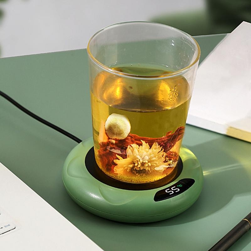 Coffee Warmer For Desk USB Smart Mug Warmer 3 Temperature Settings Smart Electric Beverage Warmer Po