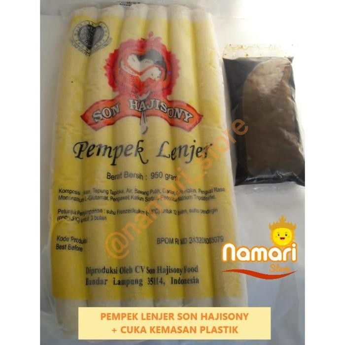 

BARANG TERLARIS PEMPEK SON H. SONY LAMPUNG CUKA KEMASAN PLASTIK