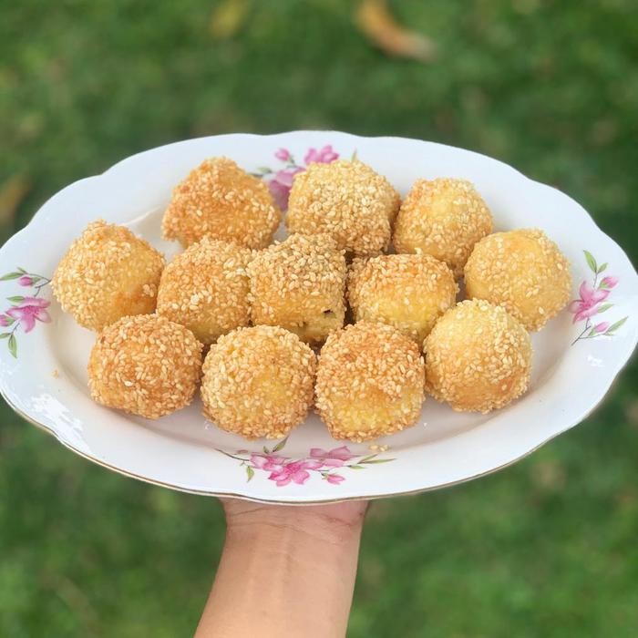 

BARANG TERLARIS Onde-onde Keju Keto Snack Low Carb KHUSUS GRAB GOJEK