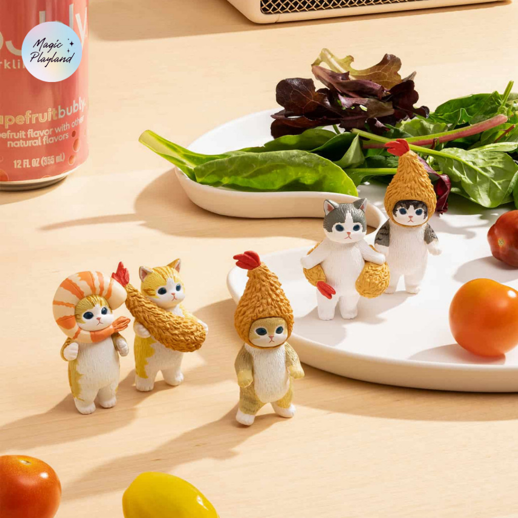 [READY STOCK] MOFUSAND MINI BLIND BOX GOURMET SERIES SEAFOOD BREAD FRUIT SEA CREATURES