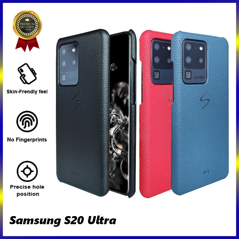 [ CUCI GUDANG ] Samsung S21 Ultra Hardcase SVL Vintage Leather Case SLIM Casing Kulit Soft Microfibe