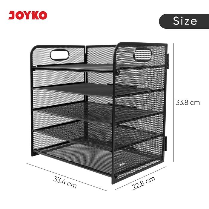 

JOYKO DOCUMENT TRAY 5 TIER / RAK KERTAS DOKUMEN 5 SUSUN WADAH DOKUMEN MEJA DT-63