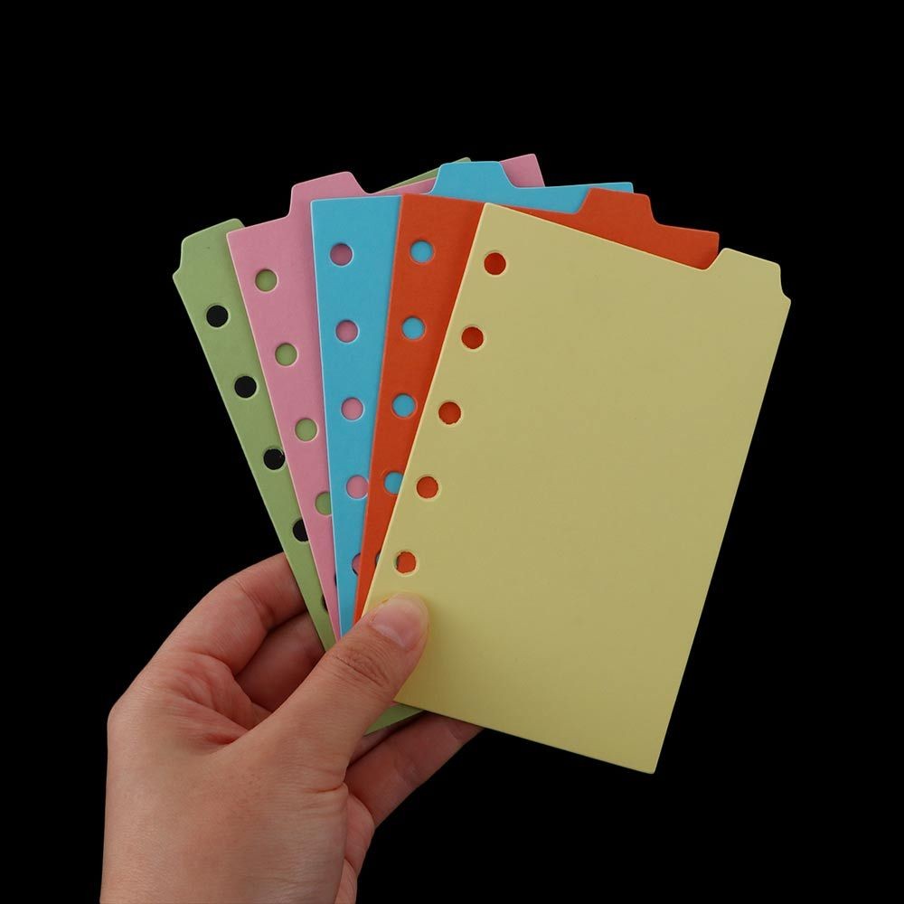 

Stationery Tab Dividers Refill Papers Classified Lables Subject A5 A6 A7 Index Divider Binder