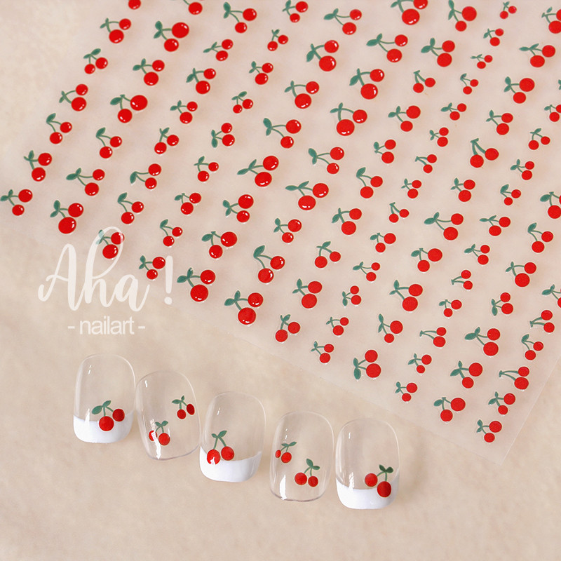 

42Model Sticker Nail Decal 3D Adhesive Patch,Smile/Animal/Flower Nail Art Decorations Manicure