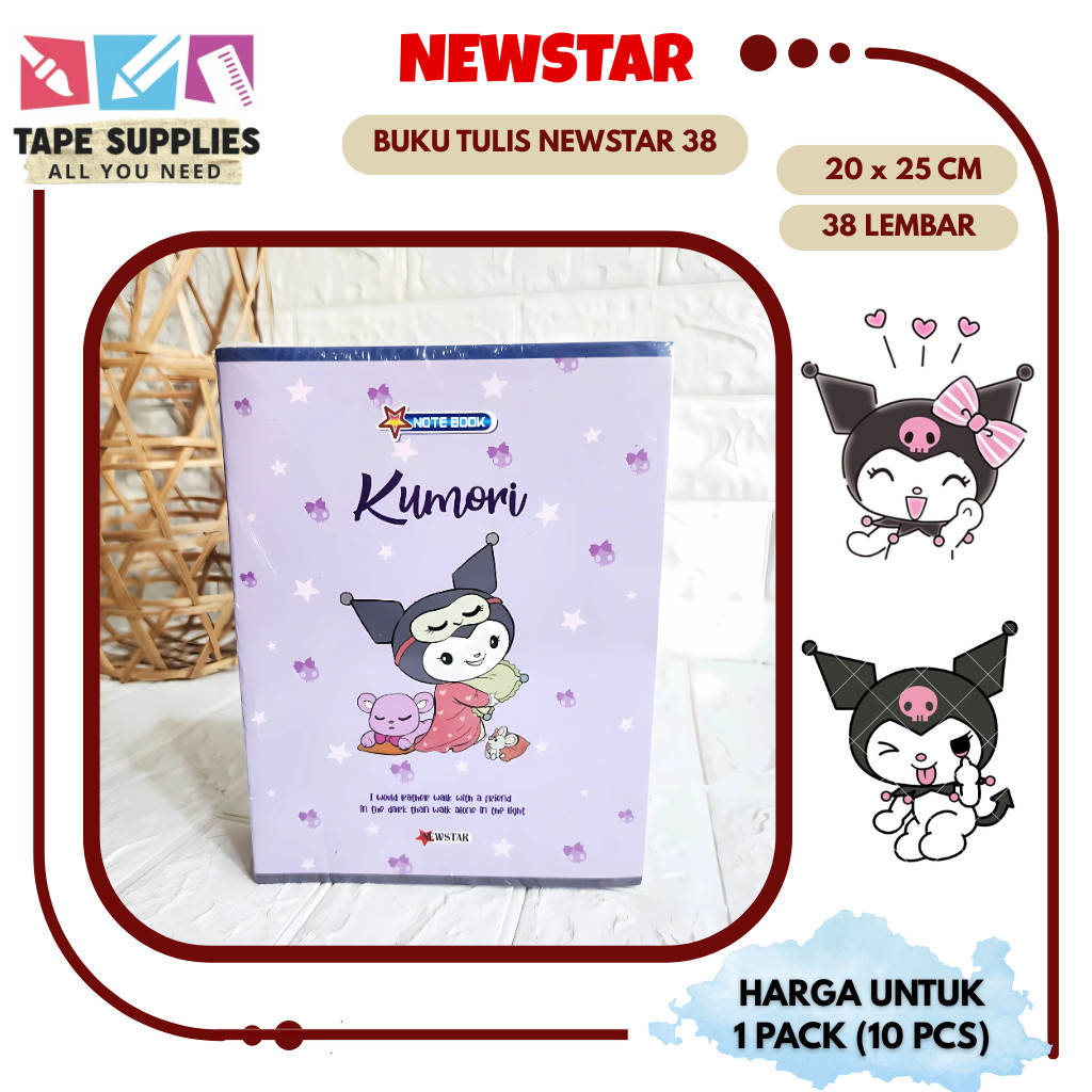 

BUKU TULIS KARAKTER LUCU 38 LEMBAR / BUKU TULIS SEKOLAH (1 PACK (ISI 10PCS)