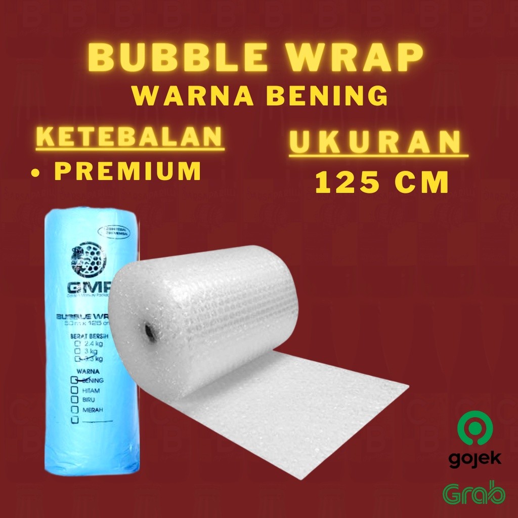

Bubble Wrap Premium 125 Cm X 50 Meter Tebal & Kuat