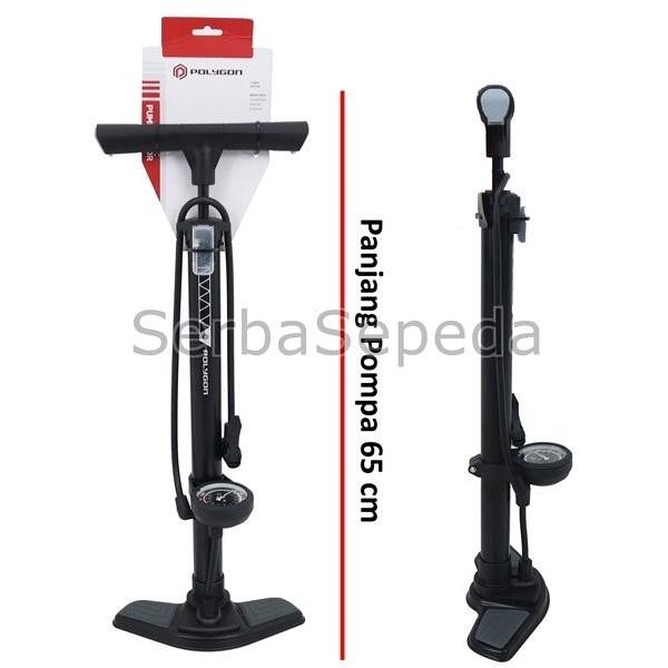 Pompa Sepeda - Pompa Lantai Polygon Stx