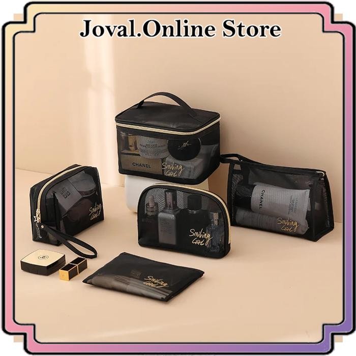 TimeToGo- Tas Kosmetik / Tas Skincare / Tas Travel Organizer / Organizer Koper / Tas Alat Mandi