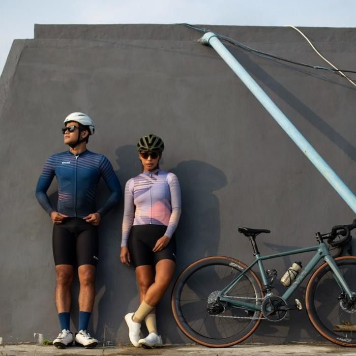 Cycling Jersey Sepeda Kniel Hexagon Blend Series