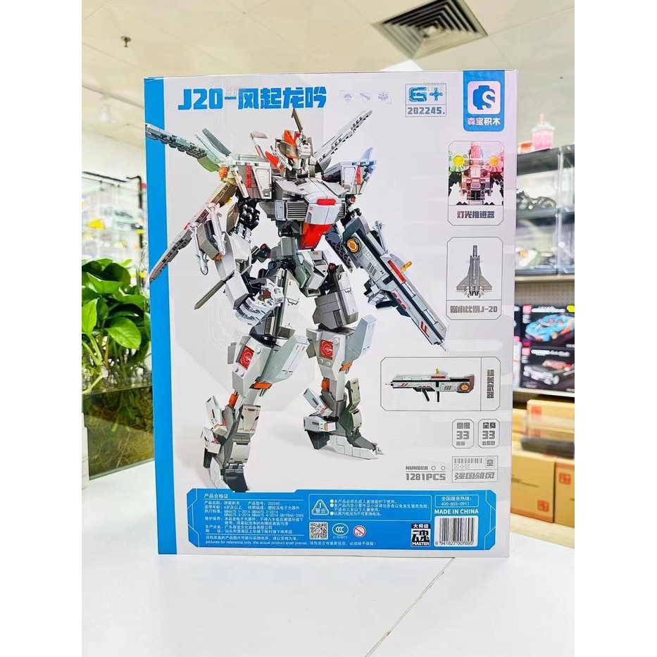 terbaru  brick mecha of steel satu set sembo block robot 99a anak mainan toys ready