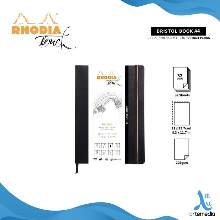 

Buku Sketsa Rhodia Touch A4 Bristol Book Soft Sketchbook #Gratisongkir
