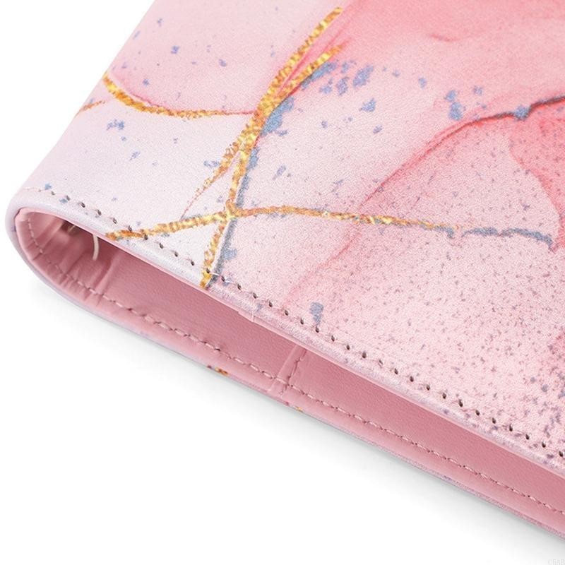 

C5Ab Retro Budget Planner Binder For W/ Cash Envelopes Sticker For Women