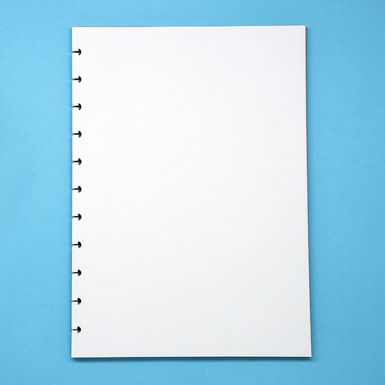 

A4 Loose-Leaf Refilled Mushroom Hole Notebook Horizontal Line Blank Notebooks And Journals