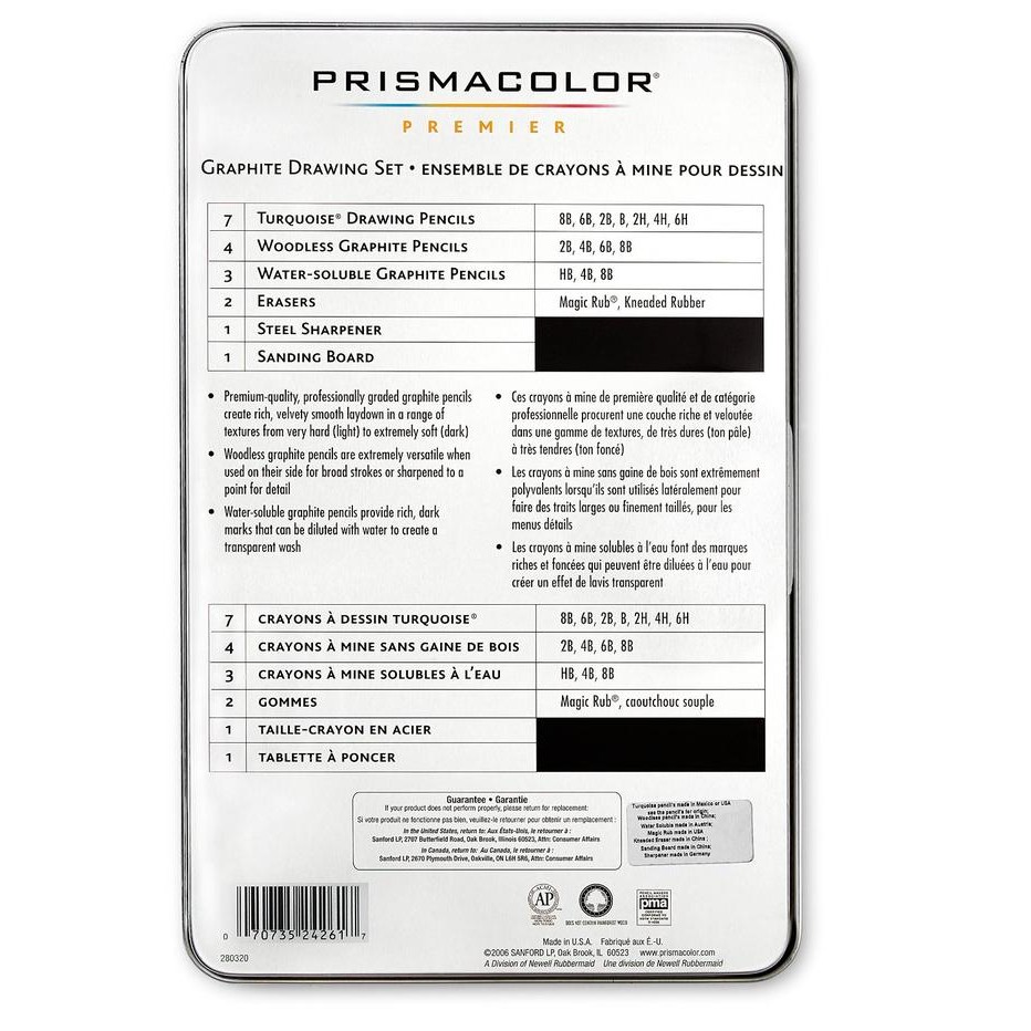 

Prismacolor Premier Graphite Drawing Pencils 18-Piece Set #Gratisongkir