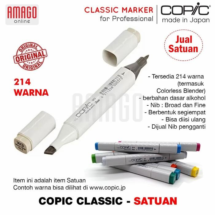 

Copic Classic Marker - Item Satuan - Pilih Warna - Cmk #Gratisongkir