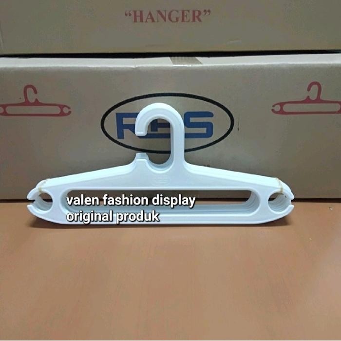 CleanShoPpP- Gantungan Hanger Baju Dewasa Rps 12 Pcs 18 Inc Tidak Mudah Patah - Orange, Black,