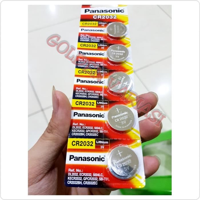 H0M3Sweet- Baterai/Batre/Battery Jam Kancing Cr2032/Cr 2032 Panasonic Original