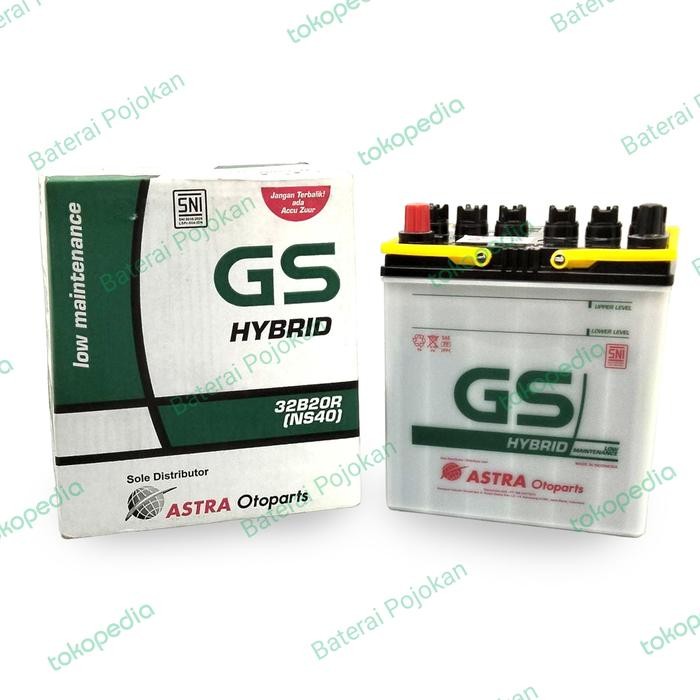 accu aki mobil avanza xenia rush apv taruna gs astra hybrid ns40 32ah