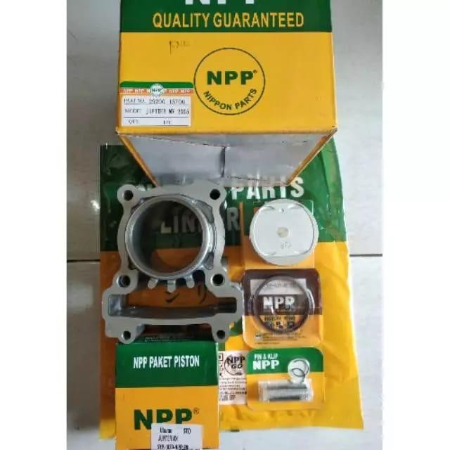 blok seher boring cylinder set plus piston kit Jupiter mx lama MX new original npp