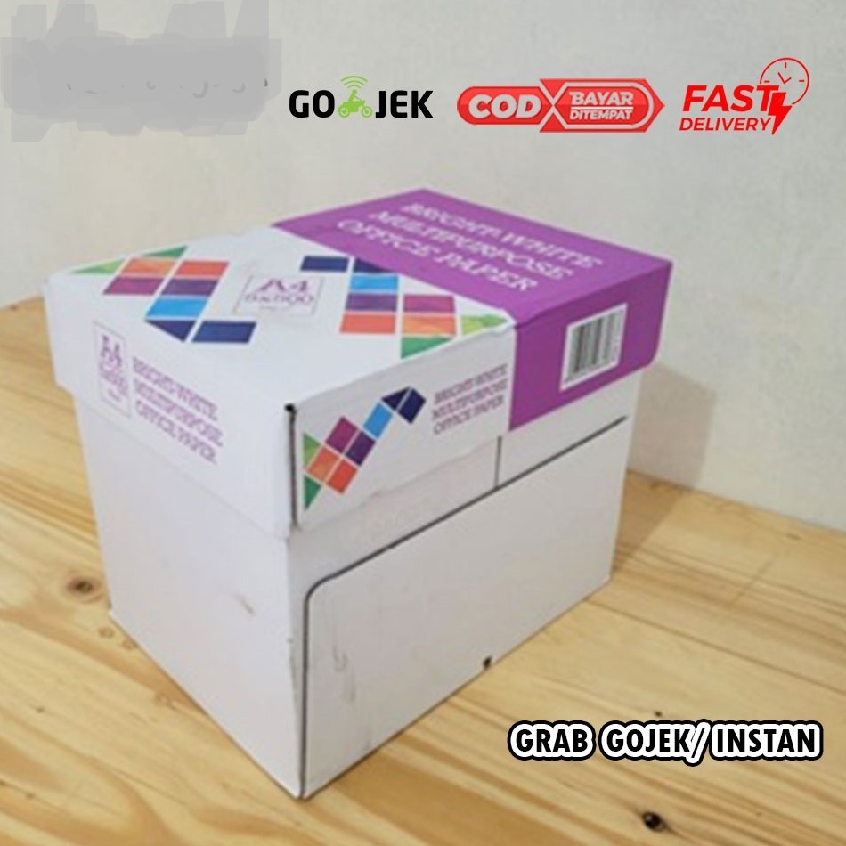 

Kertas HVS BMO A4 75 Gsm 1 Rim ( Lembar) Copier Multifungsi