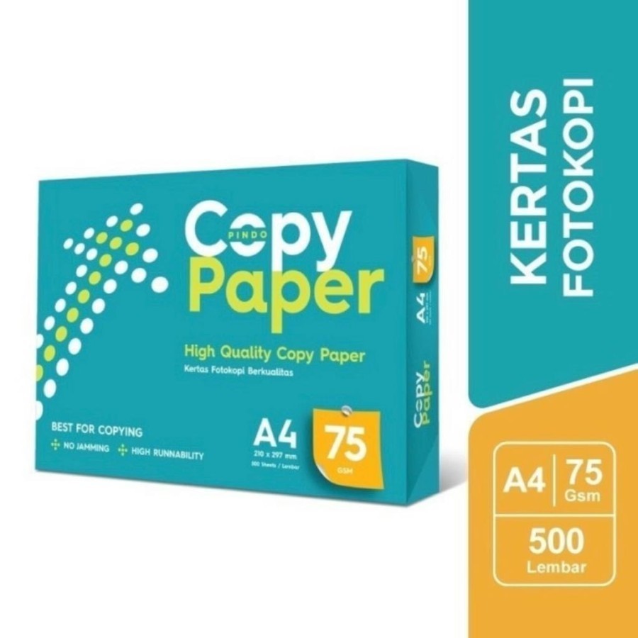 

COPY PAPER Kertas HVS A4 75 GSM per rim