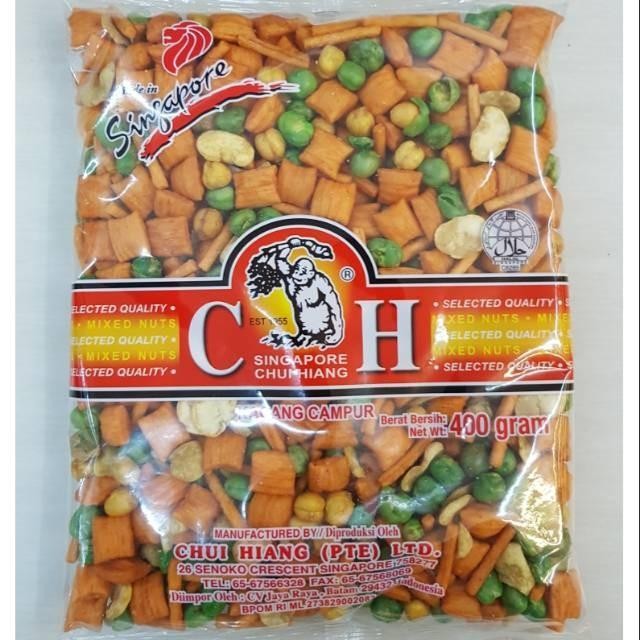 

PastikanTerjaminMutunya- Chui Hiang Kacang Campur Mixed Nut Chuihiang 400gr Snack Singapore