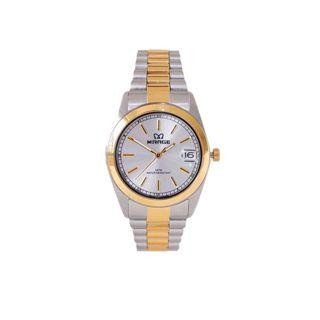 Mirage Watch - Jam Tangan Analog Wanita Original TS 195M Kombinasi Silver Gold Kaca Stainless