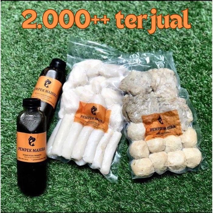 

PastikanTerjaminMutunya- Best Deal - Pempek Ikan Tenggiri Isi 40pcs + 2 botol cuko