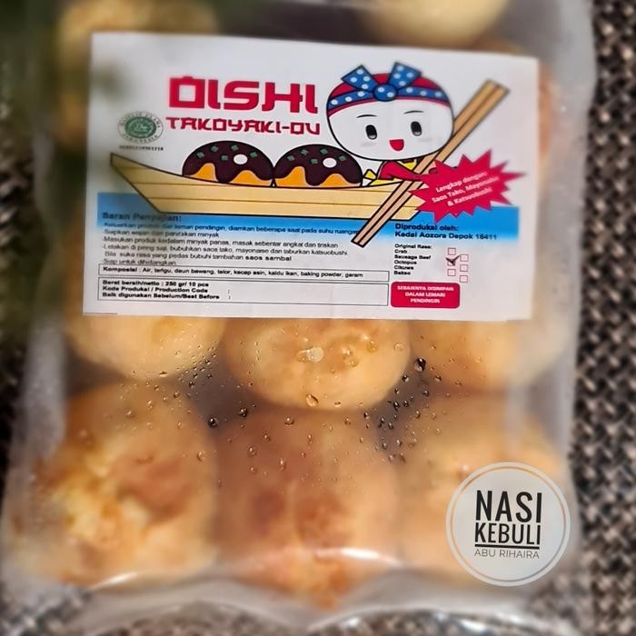 

PastikanTerjaminMutunya- Takoyaki frozen original isi 10 pcs (oishii takoyaki qu)