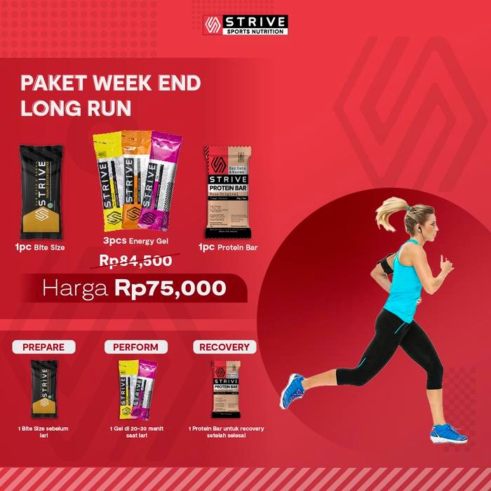 

PastikanTerjaminMutunya- STRIVE - Promo Paket Week End Long Run