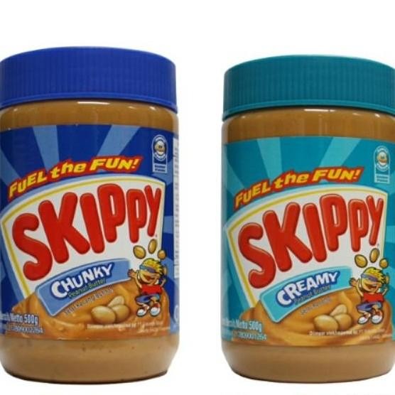 

PastikanTerjaminMutunya- PROMO SKIPPY 500 GRAM / Skippy chunky (biru) / Skippy Creamy (ijo)