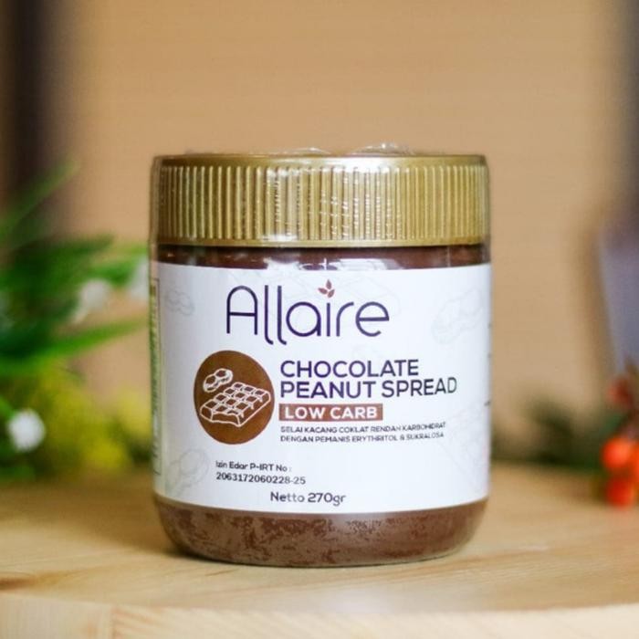 

PastikanTerjaminMutunya- Allaire Chocolate Peanut Spread Selai Coklat Kacang Keto Low Carb
