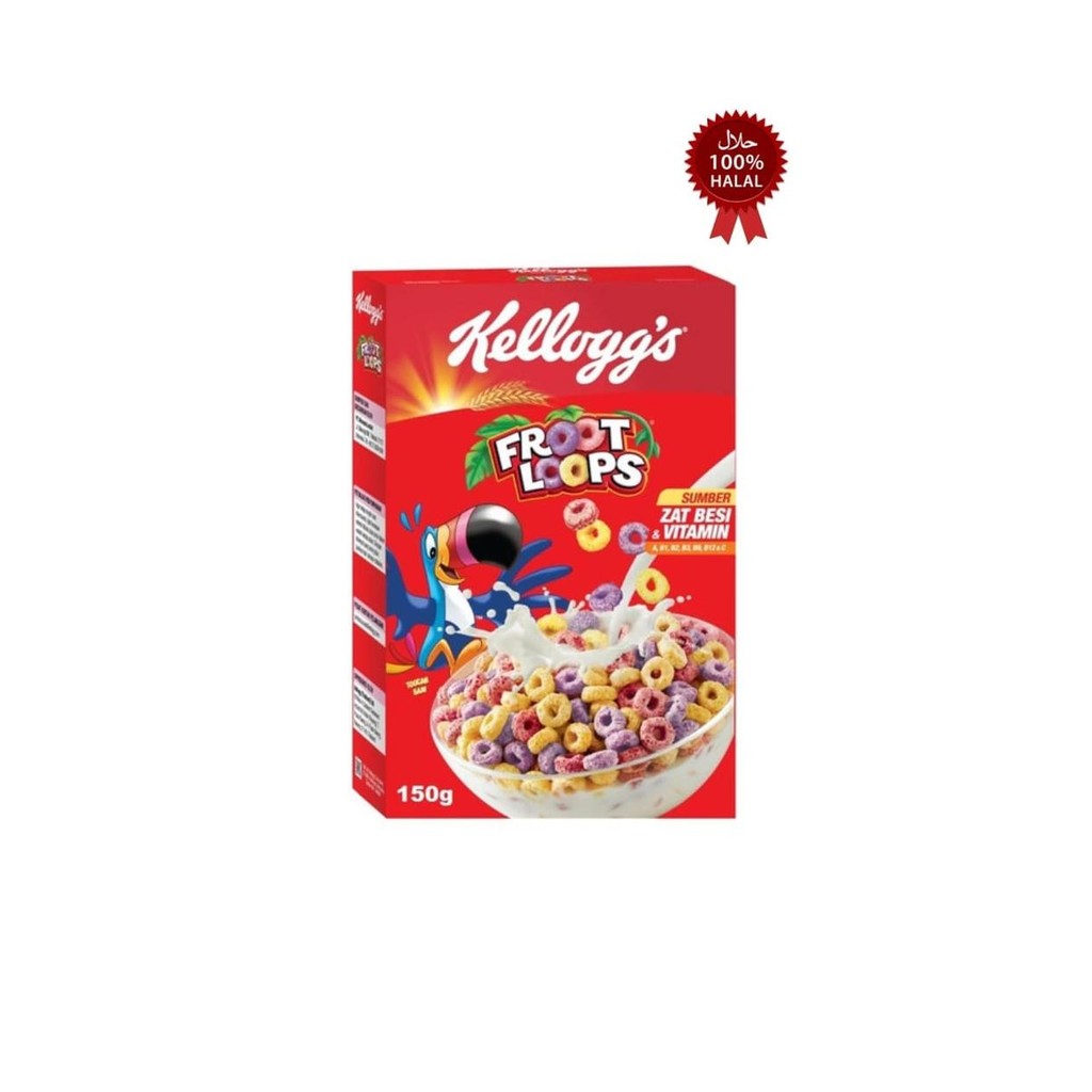 

PastikanTerjaminMutunya- KELLOGGS FROOTLOOPS CEREAL 300gr / SEREAL FROOT LOOPS (HALAL MUI)
