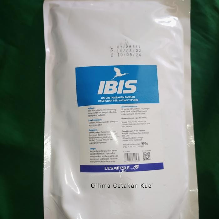 

PastikanTerjaminMutunya- Ibis Blue bahan Pelembut Roti dan Donat 500gr