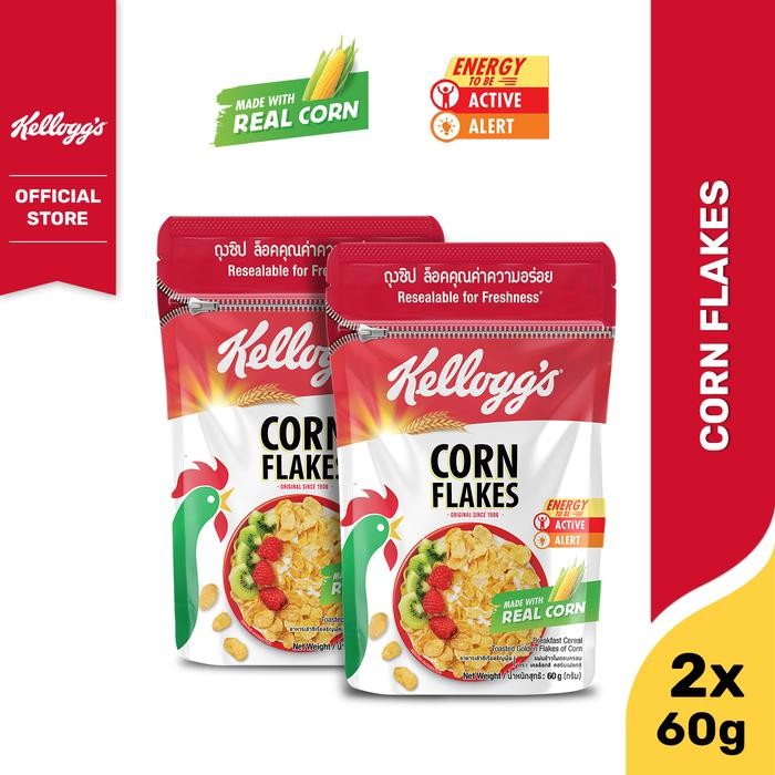 

PastikanTerjaminMutunya- Kelloggs Corn Flakes Pouch Sereal 2 x 60gr