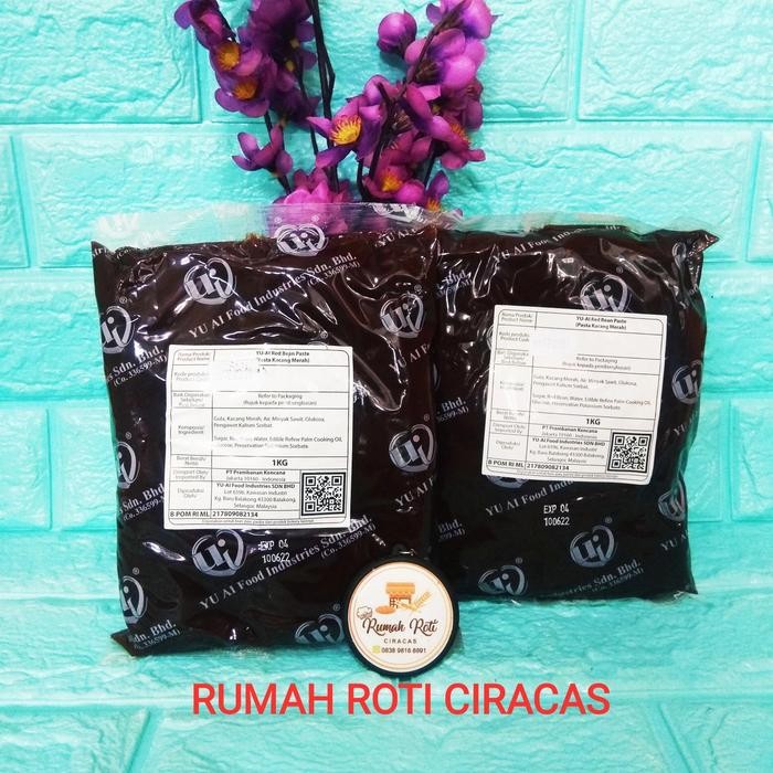 

PastikanTerjaminMutunya- YUAI KACANG MERAH FILLING 1KG YU AI RED BEAN ISIAN ROTI BUN BAKPAO