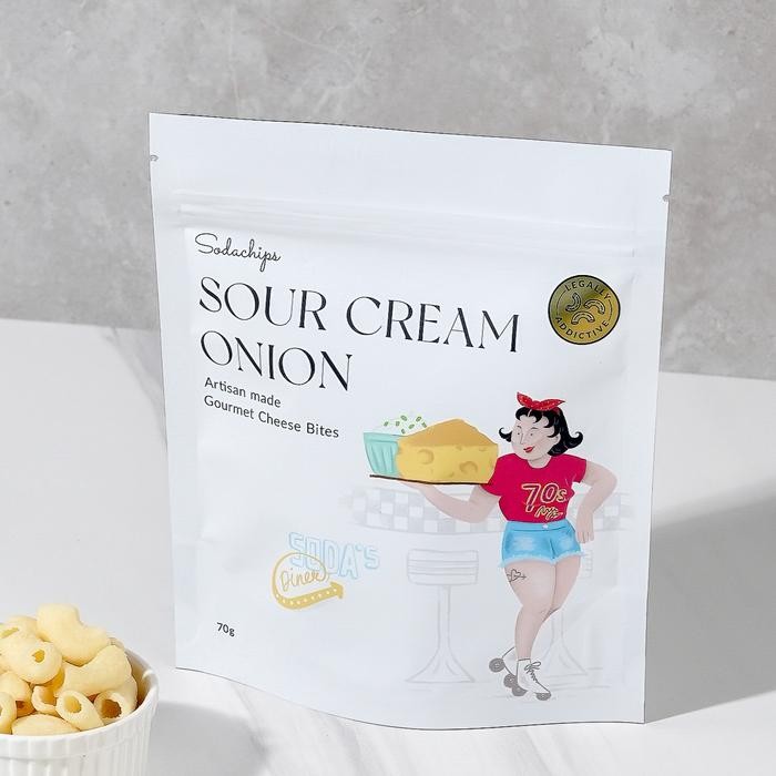 

PastikanTerjaminMutunya- Sodachips SOUR CREAM ONION Cheese Bites snack