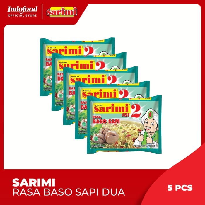 

SemuAReadyYaB0Zq- 5 Pcs - Sarimi Rasa Baso Sapi Dua