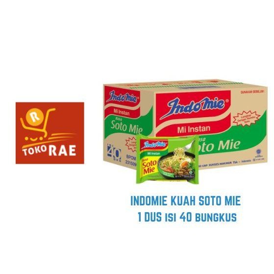 

SemuAReadyYaB0Zq- Indomie Rasa Soto 1 Dus isi 40 - grab/gosend