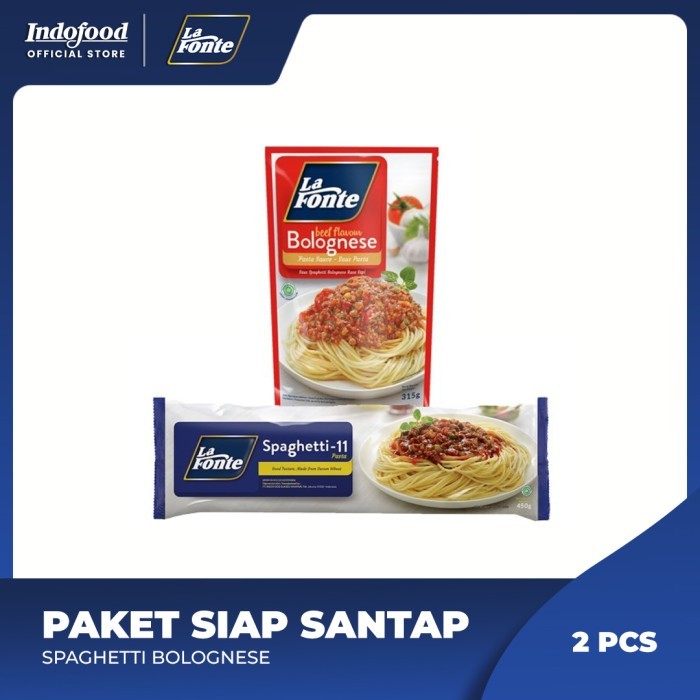 

SemuAReadyYaB0Zq- La Fonte - Paket Siap Santap Spaghetti Bolognese