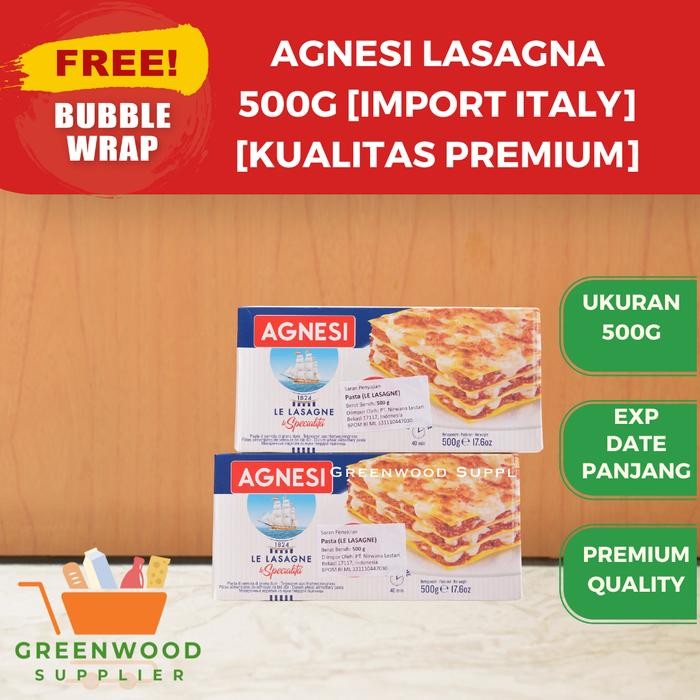 

SemuAReadyYaB0Zq- Agnesi Lasagna / Lasagne 500G - IMPORT ITALY (PREMIUM QUALITY)