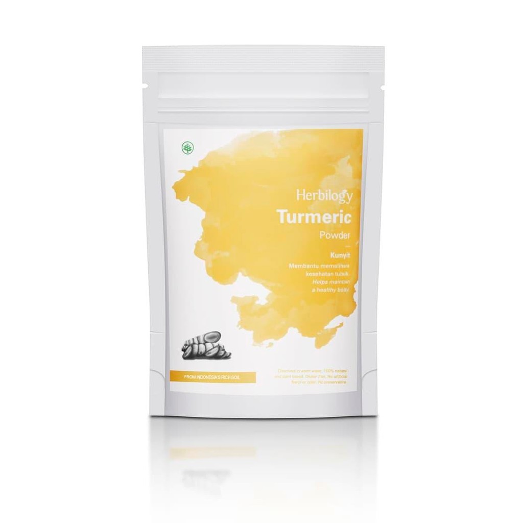 

St0ckMelimpAh- HERBILOGY Turmeric Extract Powder ( Kunyit ) - 100 Gr