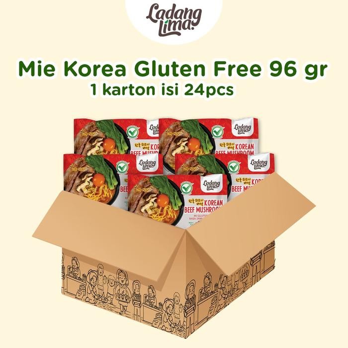 

SemuAReadyYaB0Zq- 1 Karton - Mie Korea Gluten Noodle Free Ladang Lima (isi 24 pcs)