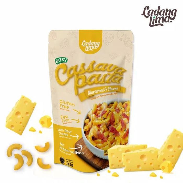 

SemuAReadyYaB0Zq- LADANG LIMA Cassava Pasta 115 g Halal Cheese Original Bolognese - Cheese - 115 g